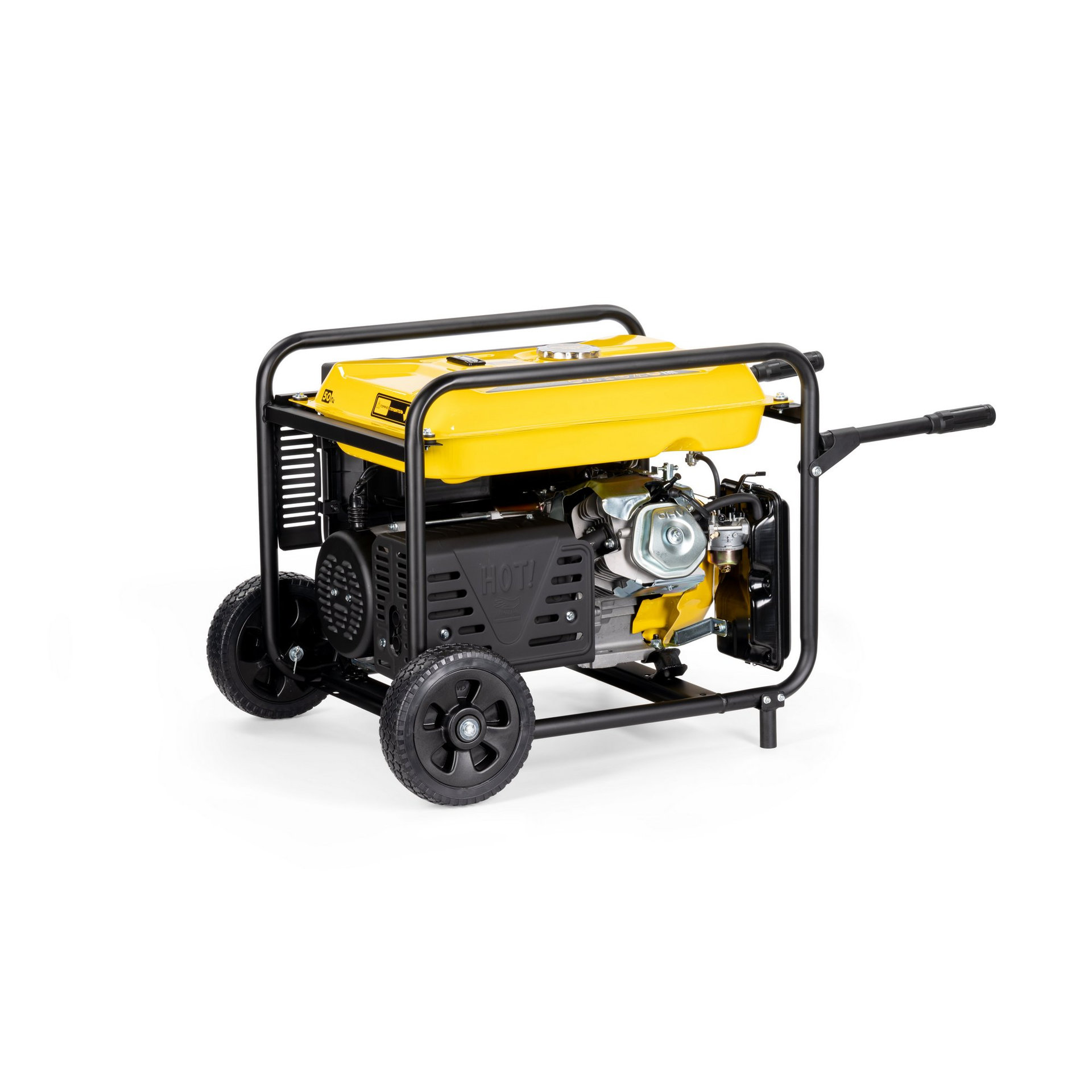 Генератор CHAMPION GG5000EW (5/5,5кВт 15лс 25л 81кг эл.старт колеса, счетчик) (GG5000EW)