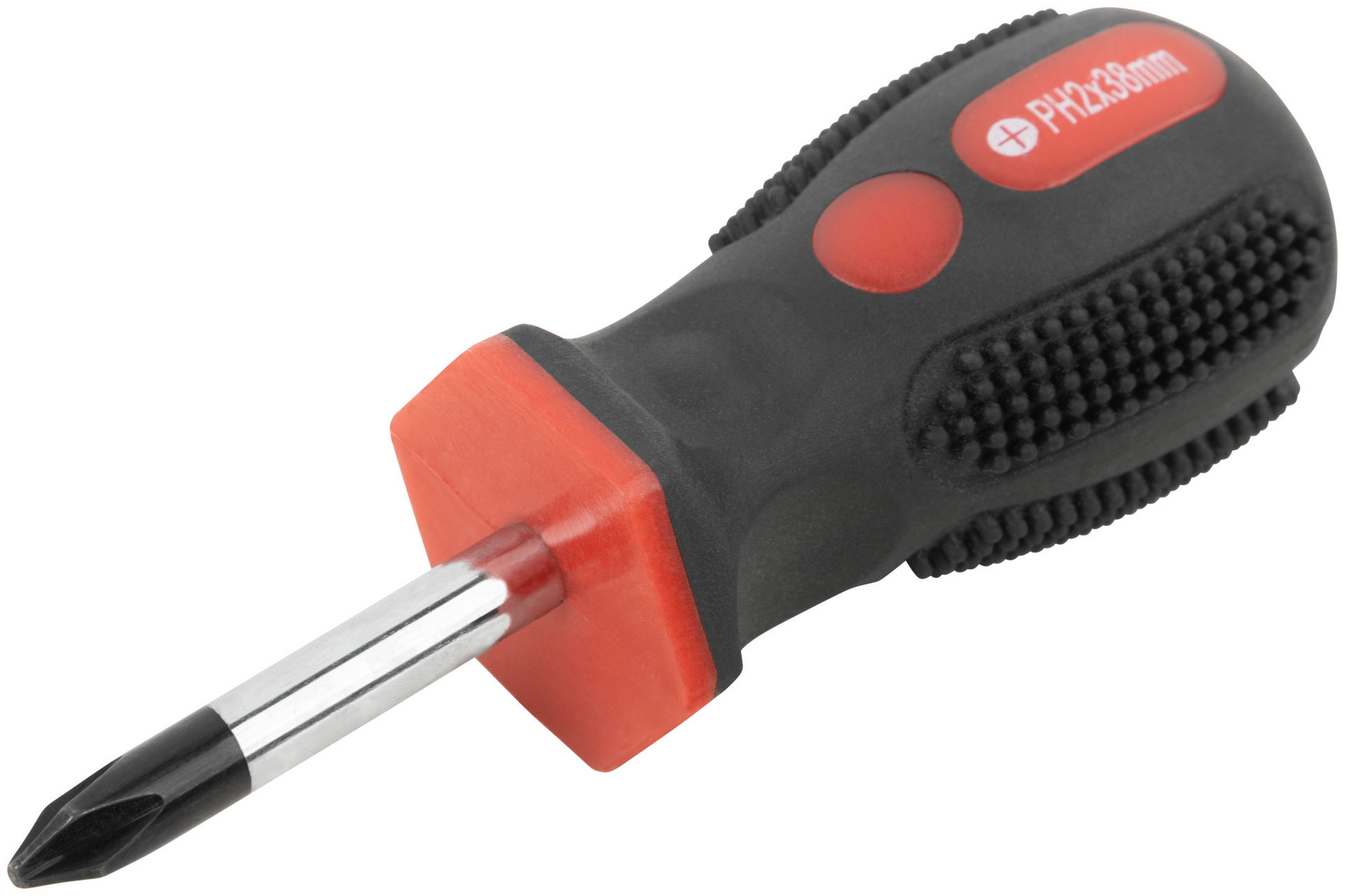 Отвертка Универсал, CrV сталь, прорезиненная ручка 6х38 мм РН2 (55112)
