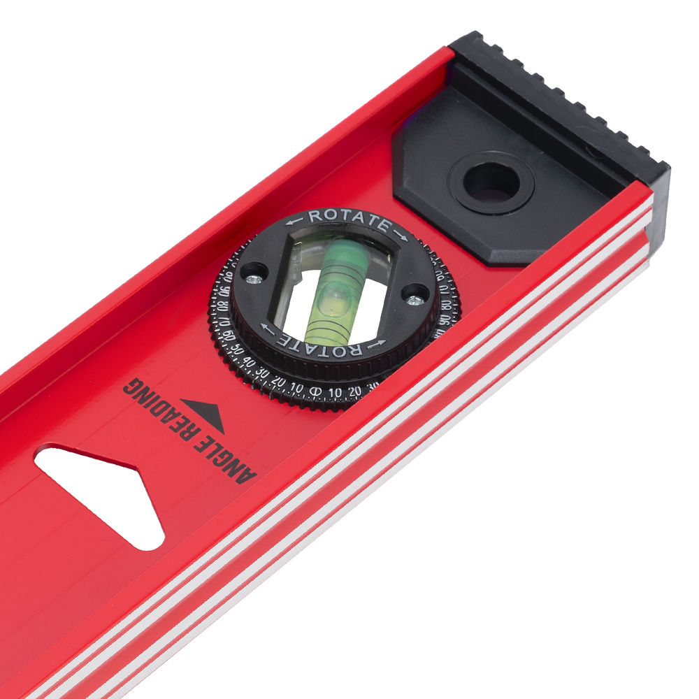 Уровень алюминиевый Рельс, 600 мм, 3 глазка, усиленный Matrix (34006)