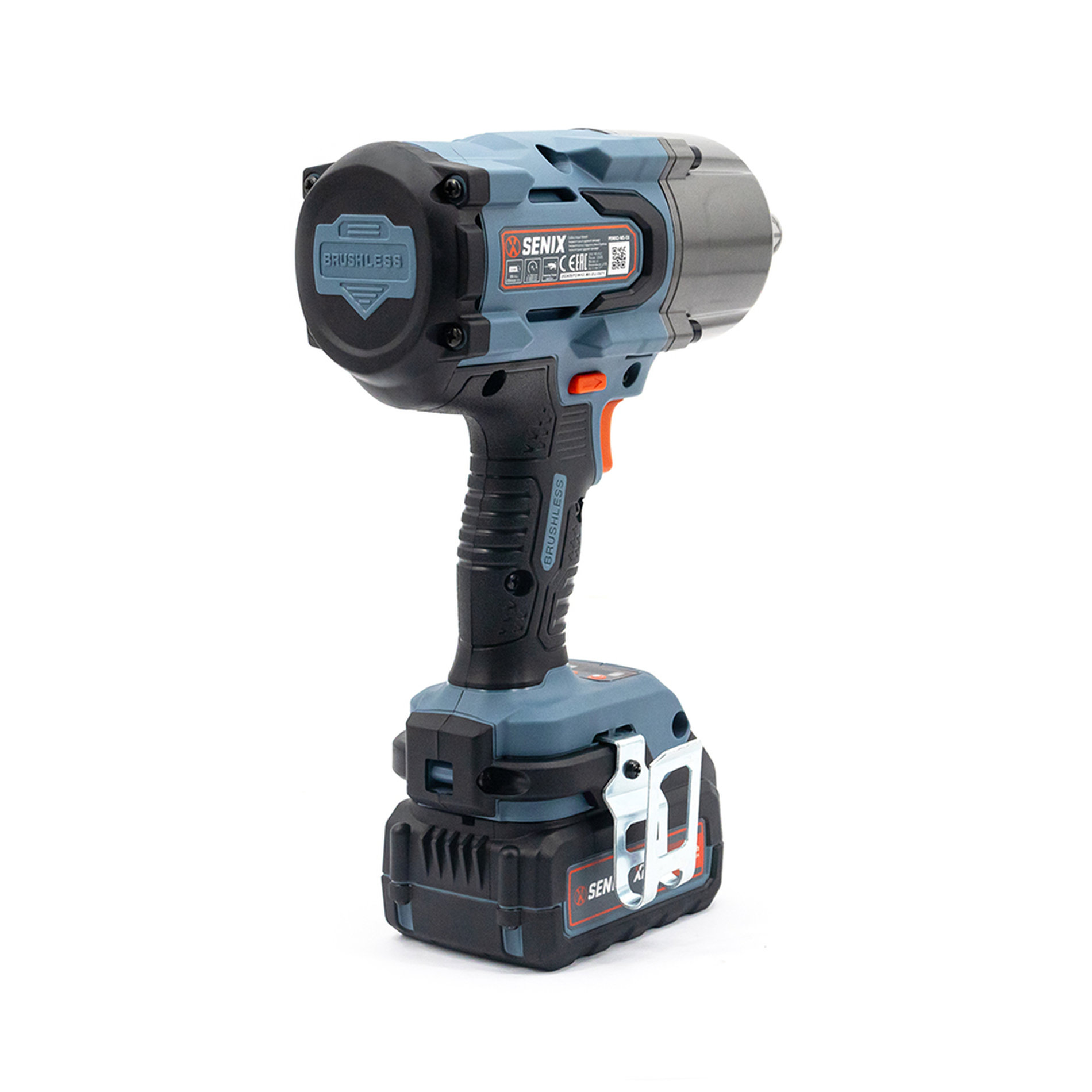 Импульсный гайковерт 3/4, 1500 Нм, без АКБ и ЗУ X2 20В