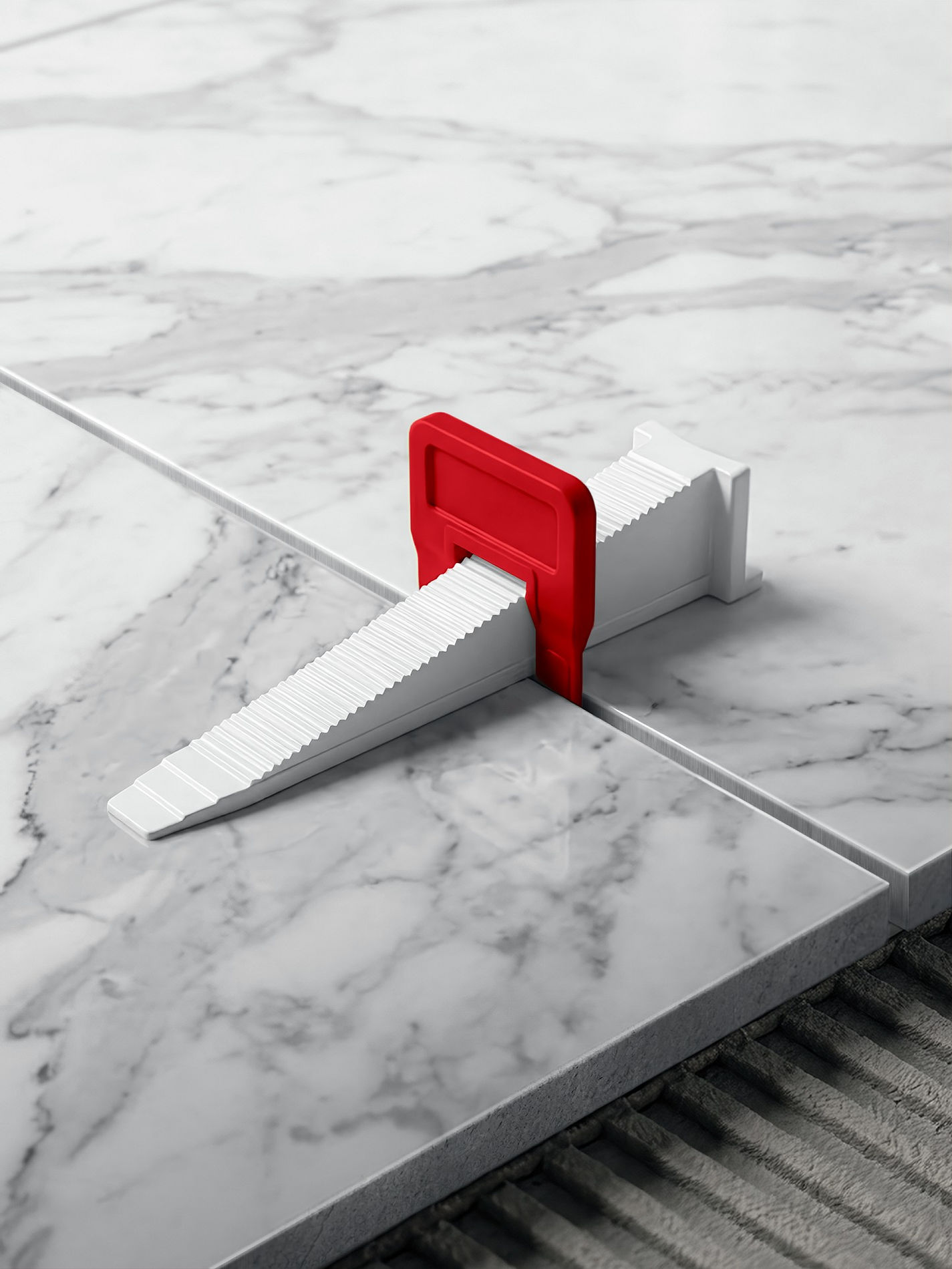 STAYER СВП TileFix, комплект: 0,5 мм, зажим + клин, 50 + 50 шт, система выравнивания плитки ?ворота? (33840-H50)