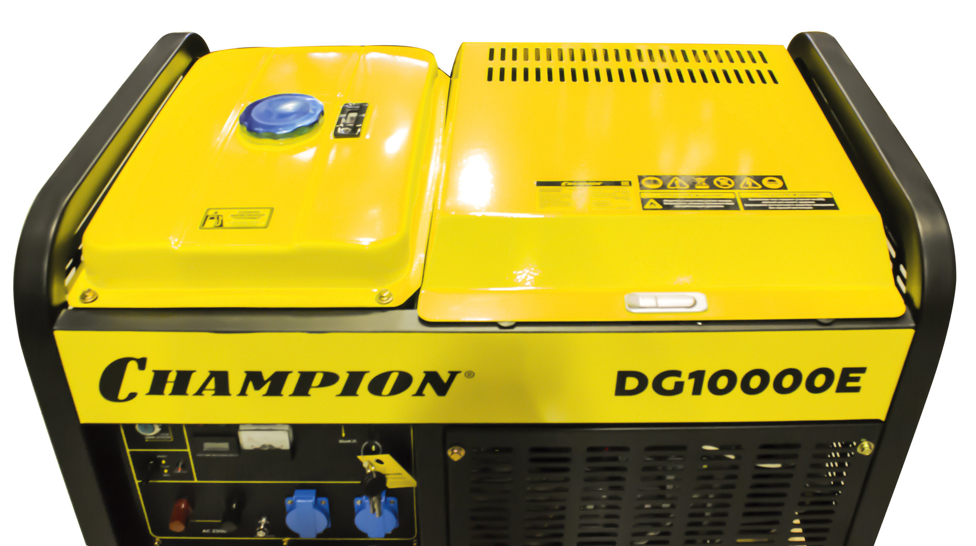 Генератор диз. CHAMPION DG10000E (10/11кВт 17лс 25л 170кг эл.стартер,колеса, счетчик) (DG10000E)
