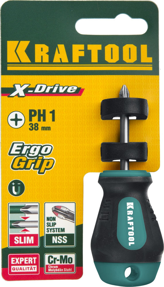 Отвертка PH1 x 38 Х-Drive KRAFTOOL 250072-1-038