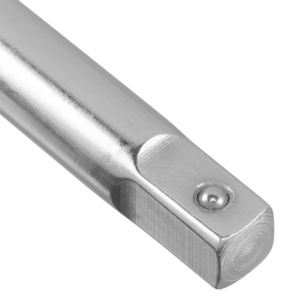 Вороток Г-образный, 300*75 мм, квадрат 1/2, CrV, матовый хром Denzel