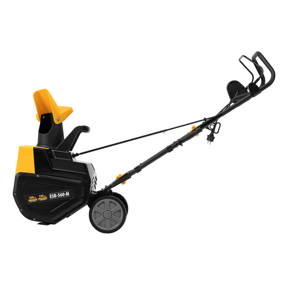 Электрическая снегоуборочная машина ESB-560-M, 2,5 кВт, металлический шнек, LED фара Denzel (97629)