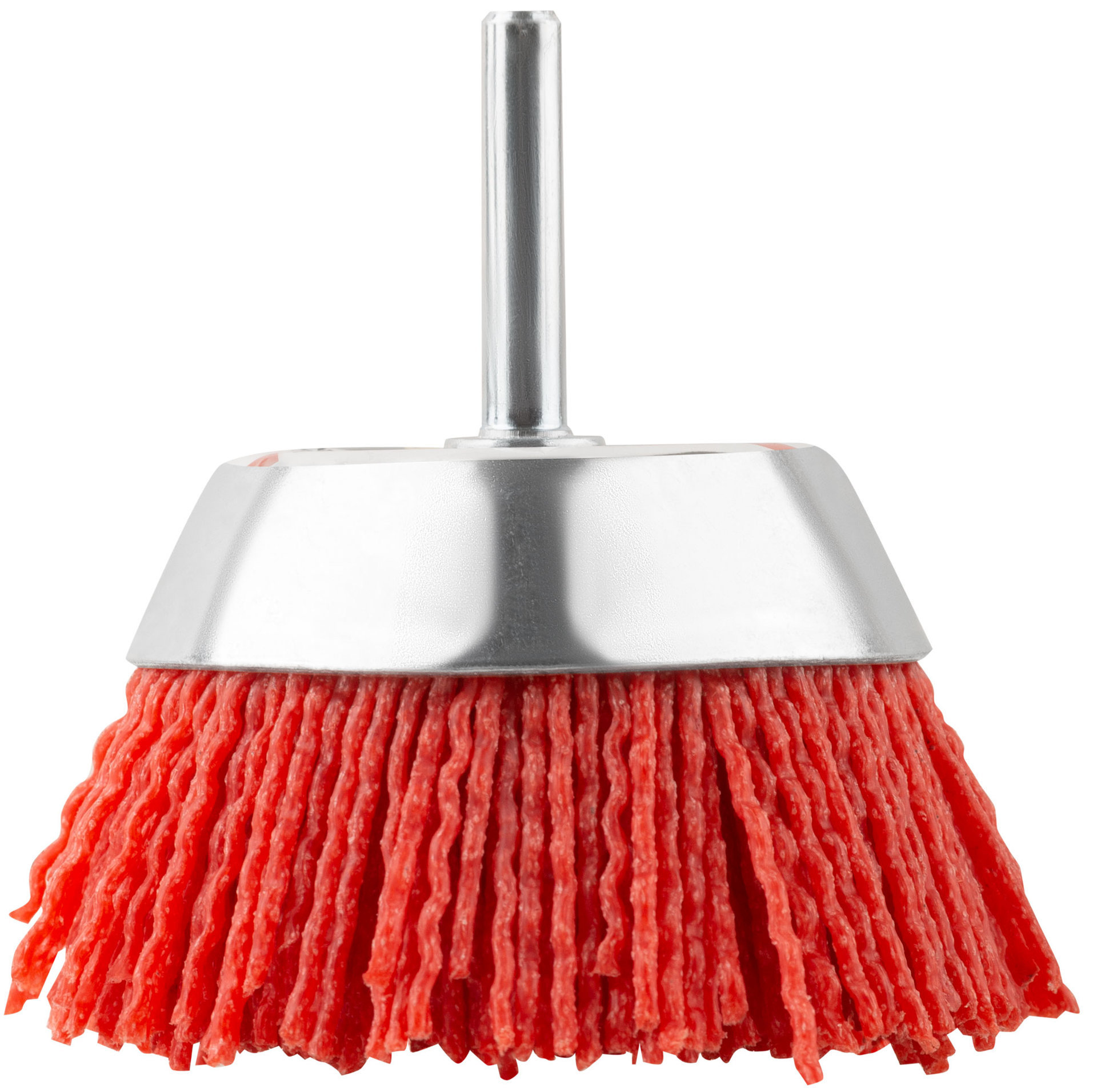 Корщетка-чашка нейлоновая со штифтом 75 мм (38627)