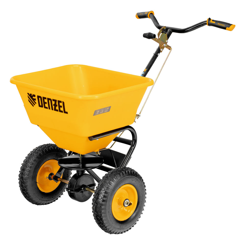 Механическая сеялка на колесах, 45 л Denzel (63951)