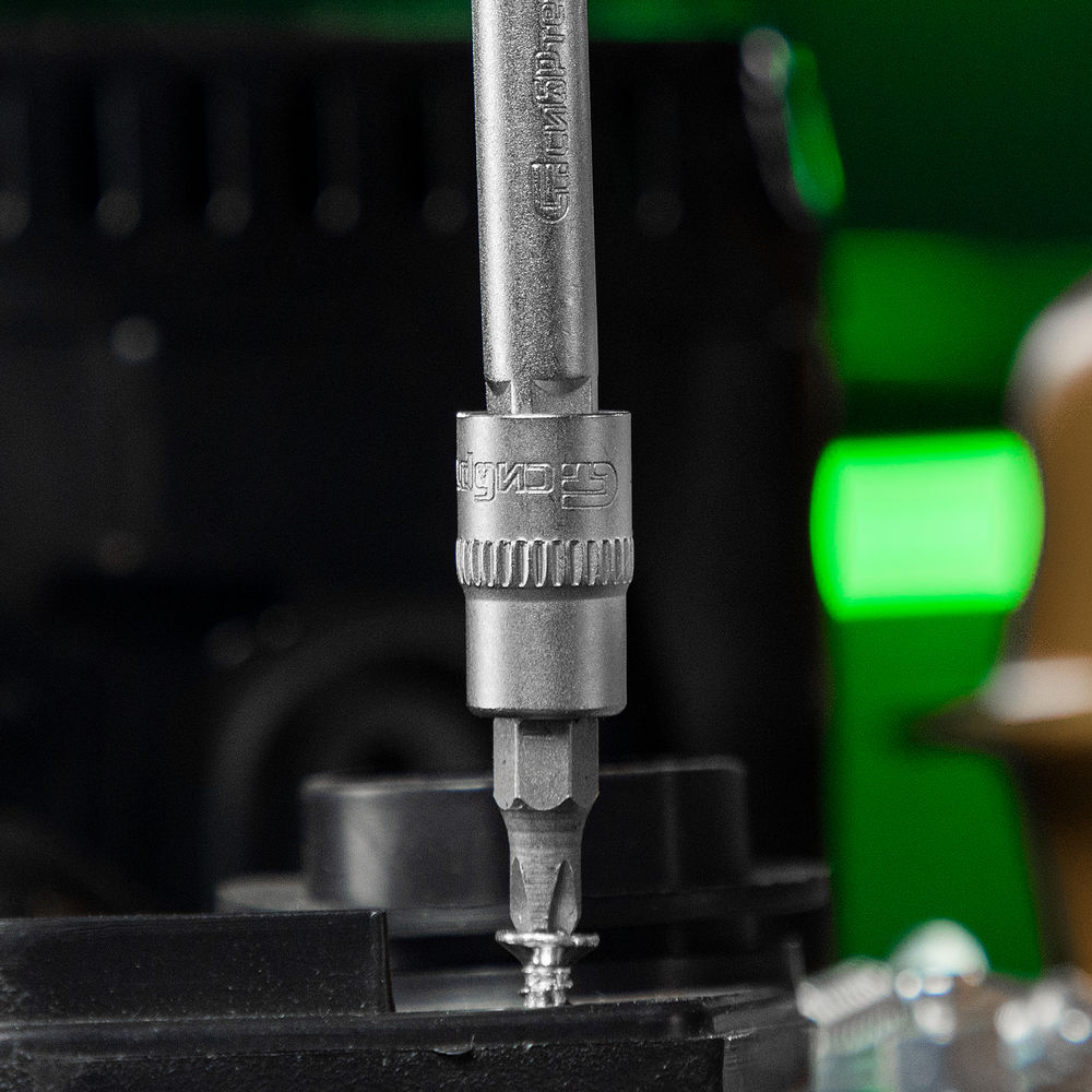 Набор инструментов, 1/4, пластиковый кейс, 29 предметов Сибртех