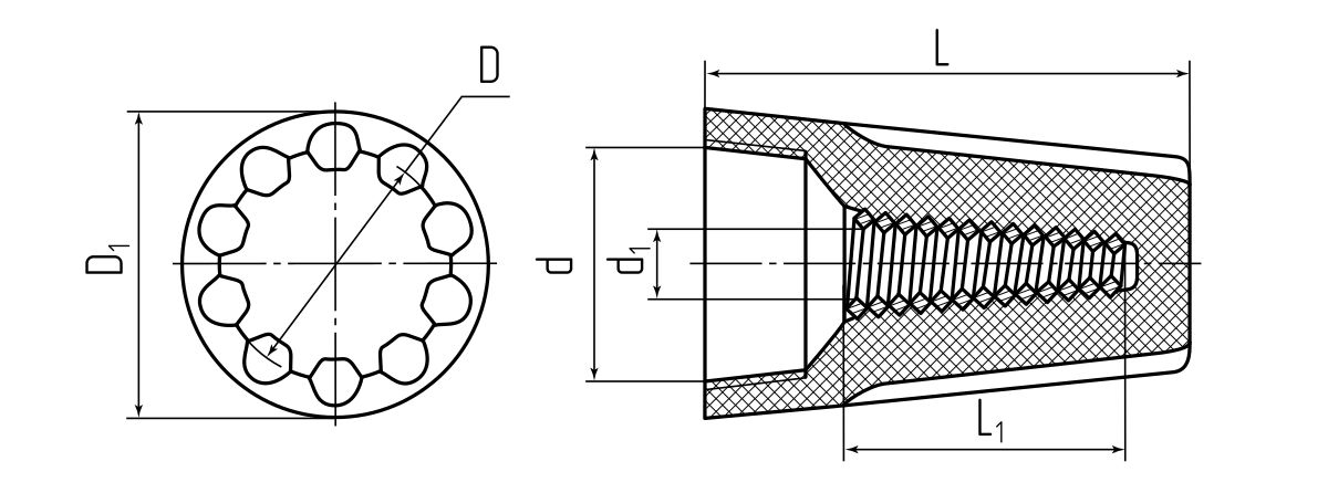 Соединительный изолирующий зажим СИЗ-4 (КВТ) (79498)