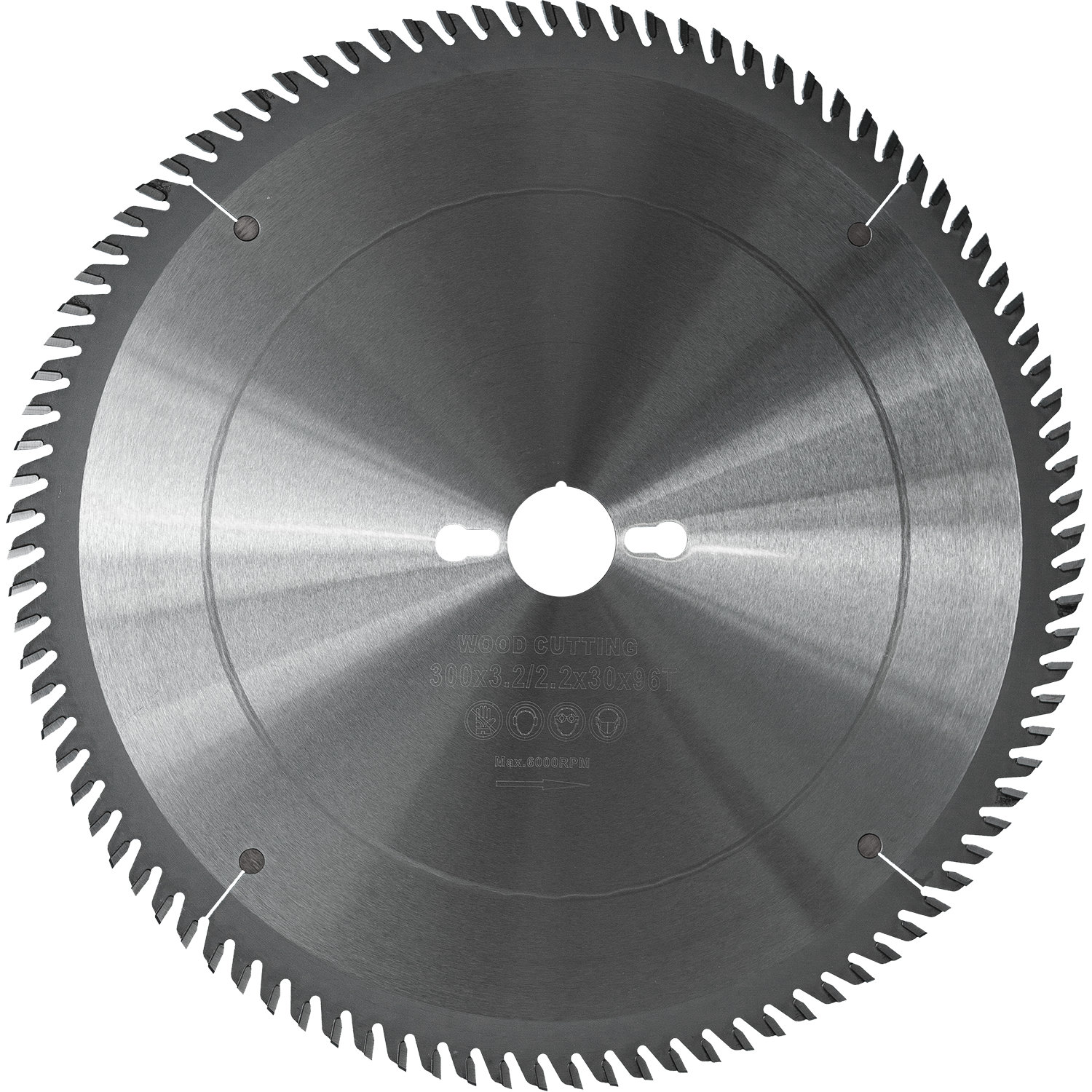 Пильный диск 300 x 3.2/2.2 x 96T x 30mm проф (WF300096)