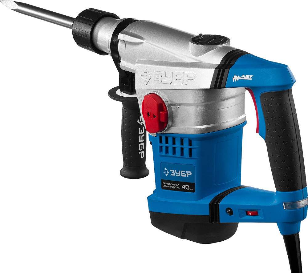 Перфоратор SDS-Max 40 мм 1250 Вт АВТ Профессионал ЗУБР ЗПМ-40-1250 ЭВК