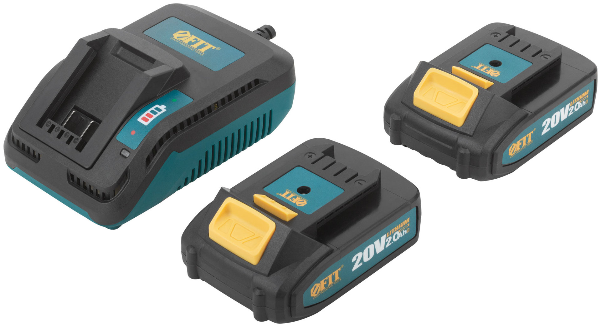 Дрель-Шуруповерт акк. 20 В; 0-400/1600 об/мин; 55 Нм; 2 (Li-Ion) 2,0 Ач; 1 ч.; бесщеточный; рез. накл.; кейс (79903)