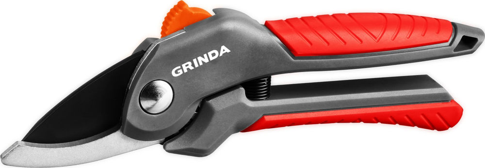 Плоскостной секатор G-22, 200 мм, с двухкомпонентными рукоятками GRINDA 423122