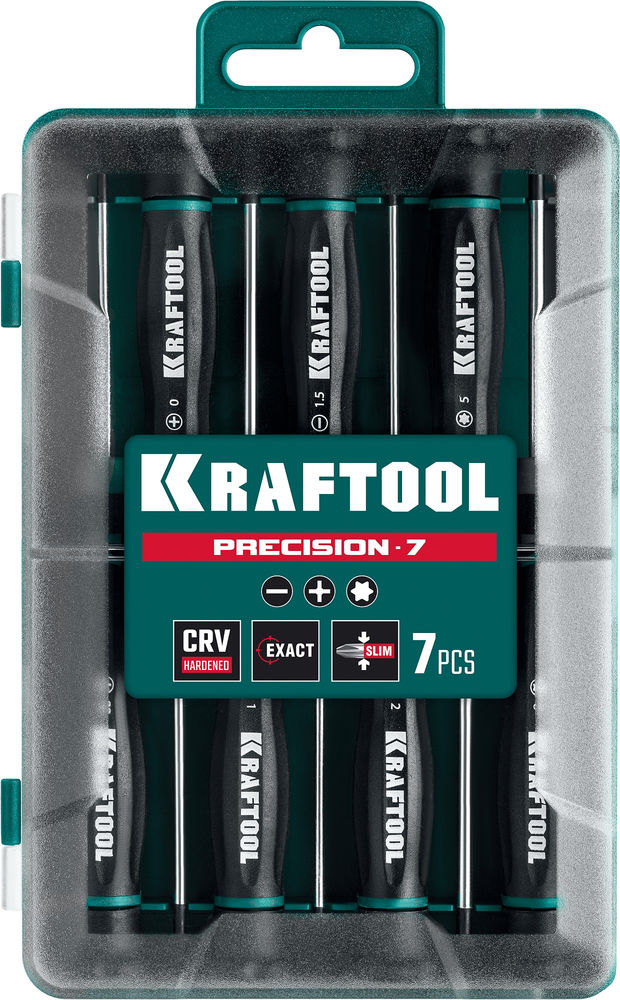 Набор отверток Precision 7, 7 предм. KRAFTOOL 25686