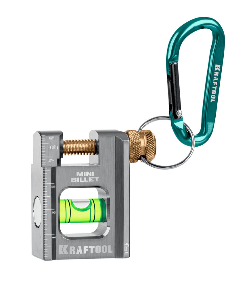 Брусковый магнитный уровень BILLET-5 MINI, 50 мм KRAFTOOL 34791