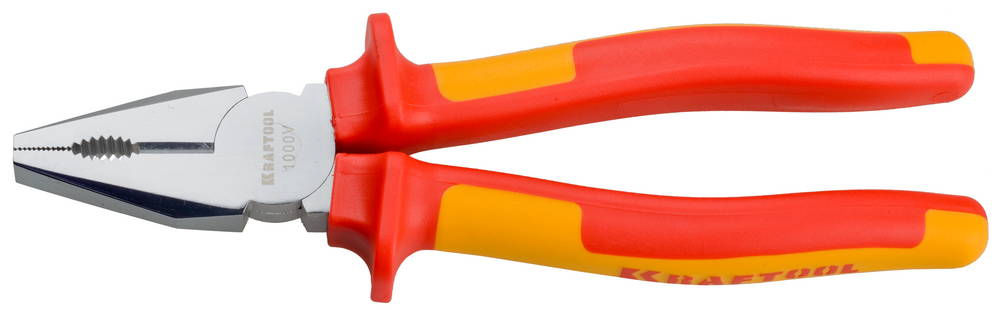 Комбинированные плоскогубцы Electro-Kraft, 200 мм, хромированные KRAFTOOL 2202-1-20_z01