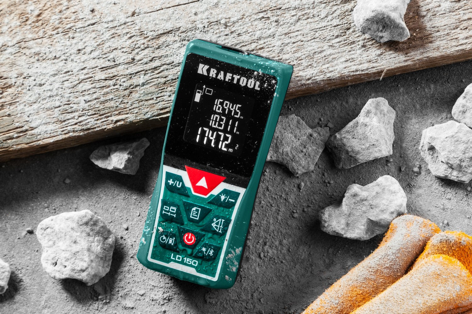 KRAFTOOL LD-150, 5 см - 150 м, лазерный дальномер (34767)