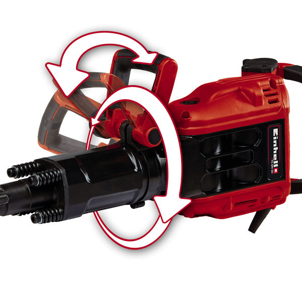 Молоток отбойный Einhell TE-DH 50, HEX, 1700Вт, 50Дж, 2 долота в комплекте, кейс (4139130)
