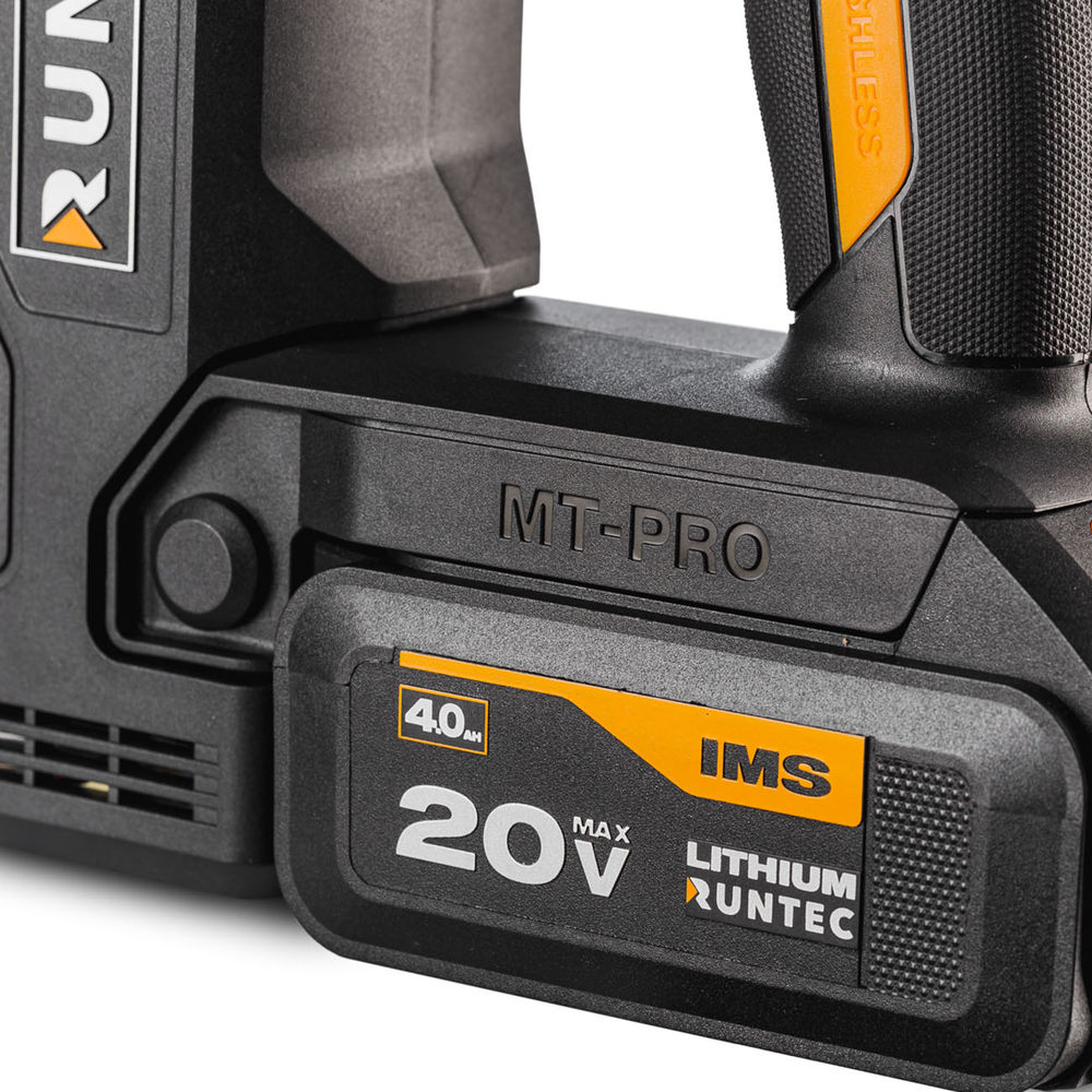 Перфоратор аккумуляторный PRO 2.9Дж, 20В, 24Ач, 850Вт RUNTEC RT-EH850