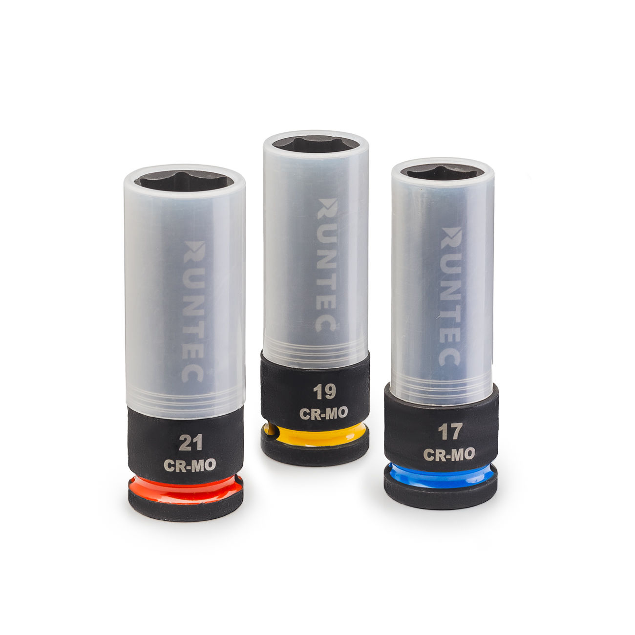 RUNTEC RT-IS1B3P Набор ударных головок для литых дисков RUNTEC 1/2, 17, 19, 21 мм, CrMo, в защитном кожухе, 3 предмета (RT-IS1B3P)
