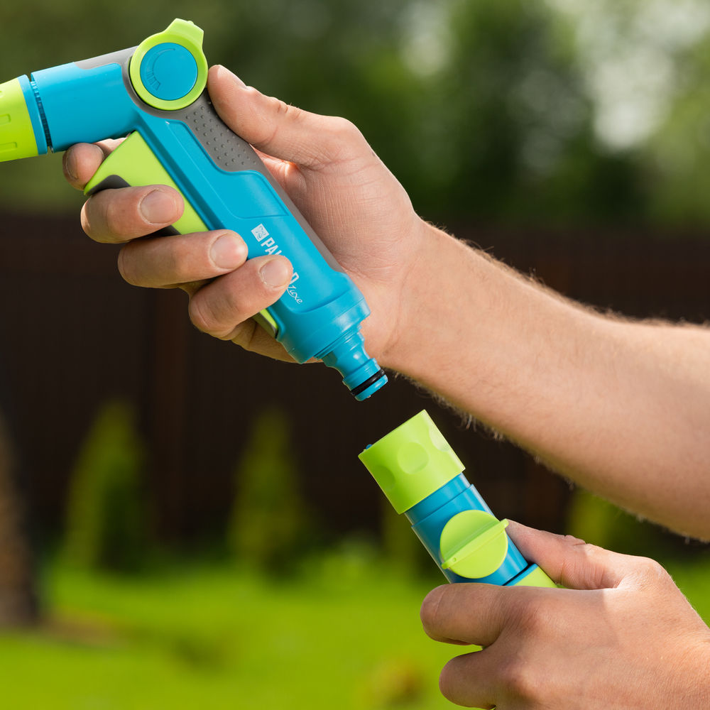 Соединитель штуцерный, с переключателем, Palisad Luxe (65782)