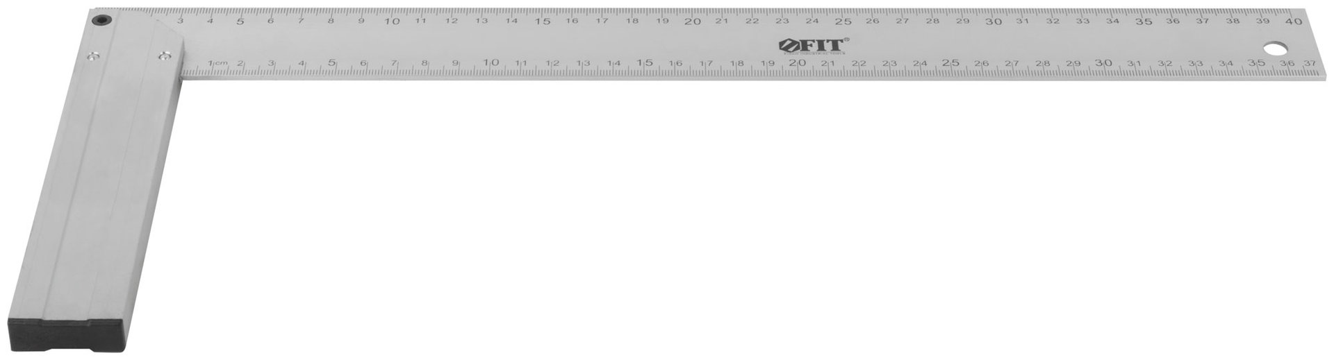 Угольник столярный литой алюминиевый Профи 400 мм (19554)