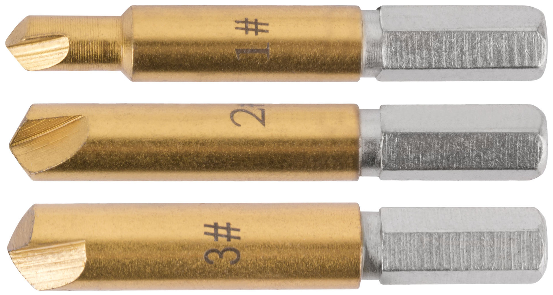 Набор экстракторов Профи, быстрорежущая HSS сталь, 3 шт. (36453)