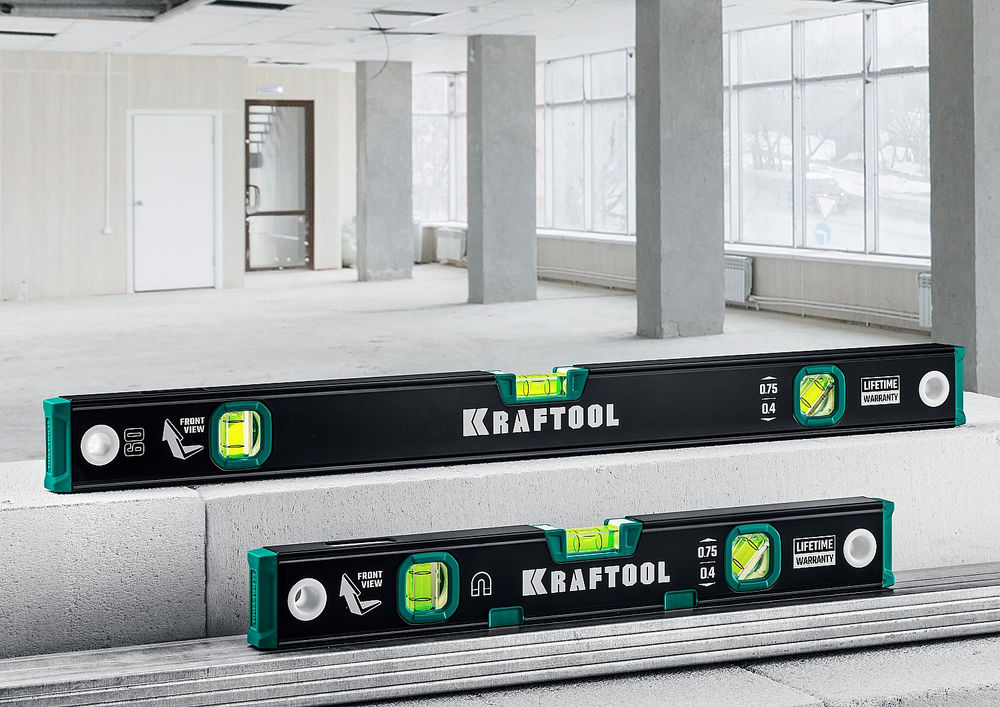 Уровень 1000 мм, с зеркальным глазком KRAFTOOL 34781-100
