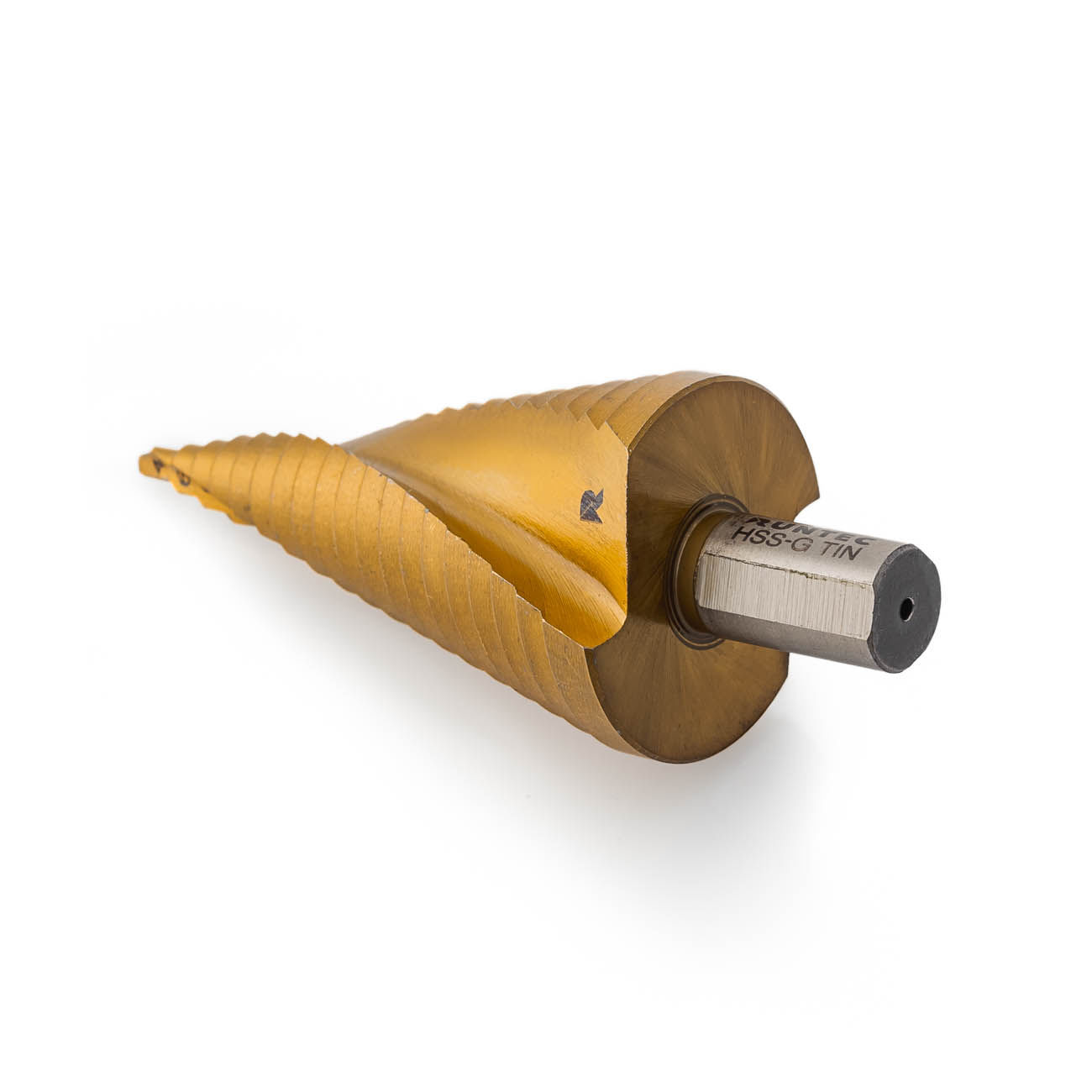 RUNTEC RT-DS4-40-19 Сверло ступенчатое RUNTEC 4-40 мм, 19 ступеней, HSS-TiN (RT-DS4-40-19)