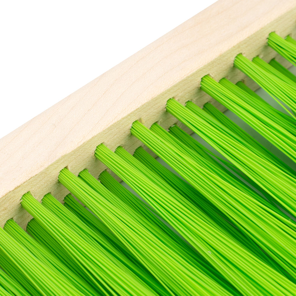 Щетка-сметка 3-рядная, 280 мм, деревянная ручка// Сибртех