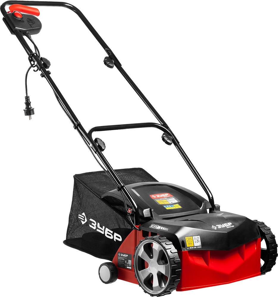 Скарификатор-аэратор электрический 1000 Вт 32 см ЗУБР ЗСЭ-32-1000