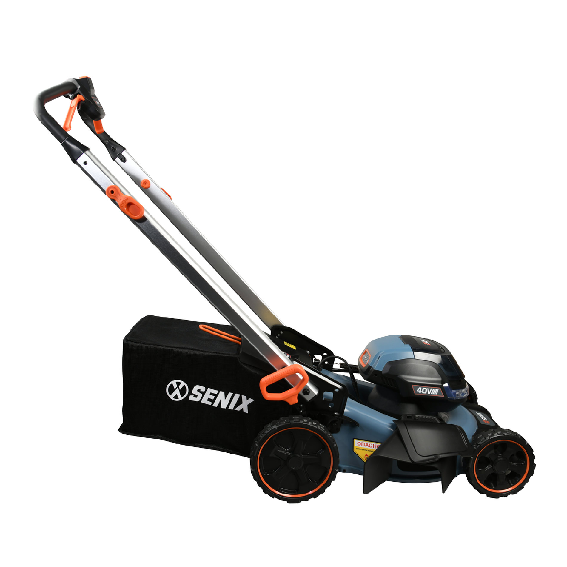 Газонокосилка самоходная аккумуляторная, 46 см, без акб и зу 2X2 40В