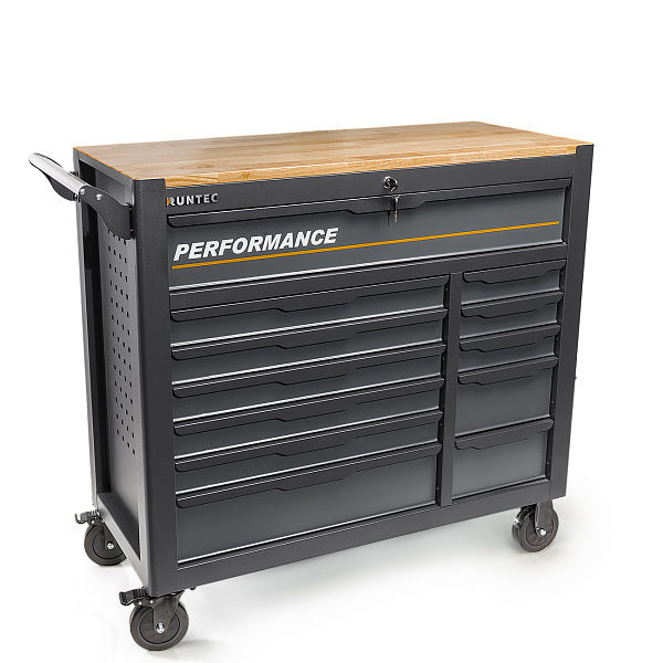 RUNTEC RT-HT313PR12 Тележка инструментальная 12 полочная Performance с комплектом инструмента, 313 предметов (RT-HT313PR12)