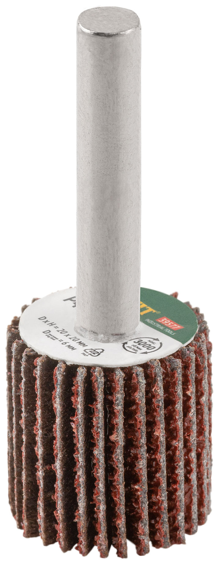 Диск лепестковый для дрели радиальный 20х20х6 мм Р 40 (39577)