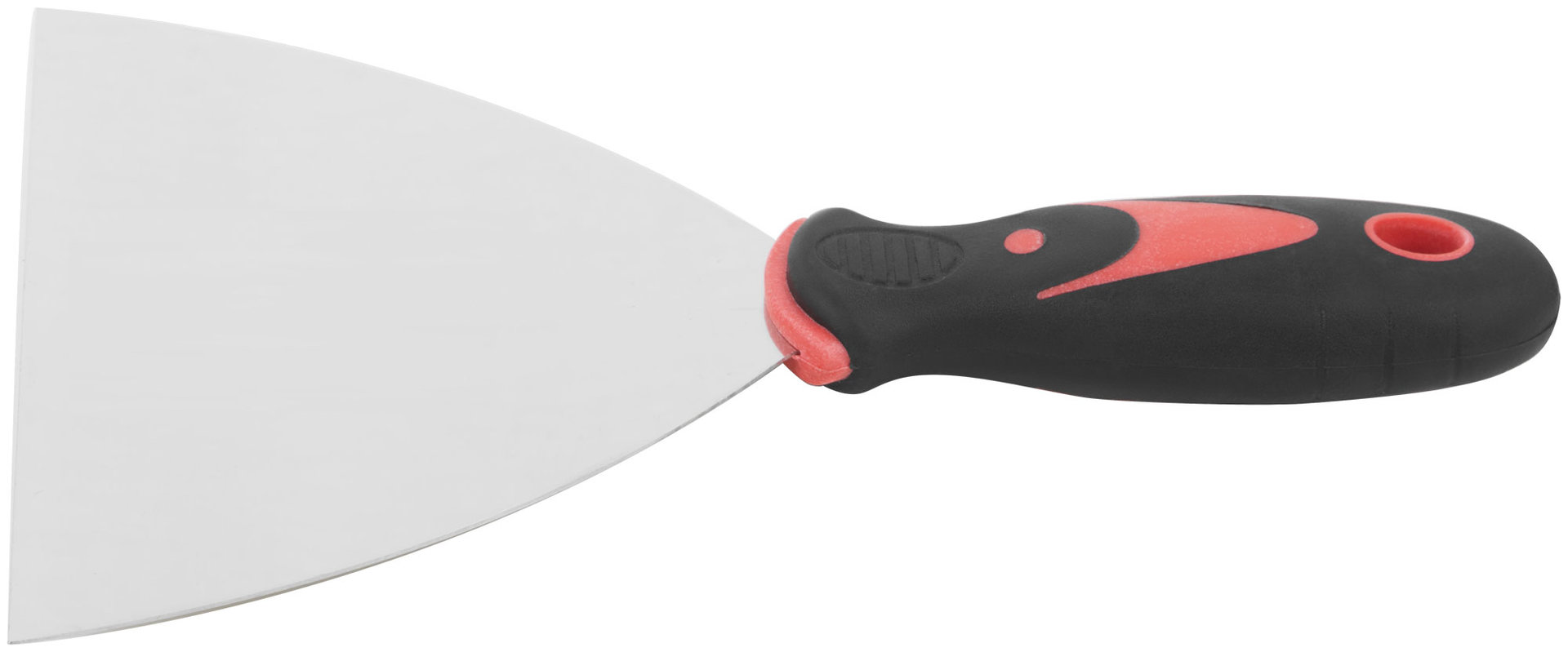 Шпатель, нерж.сталь, прорезиненная ручка 6 (150 мм) (06708)