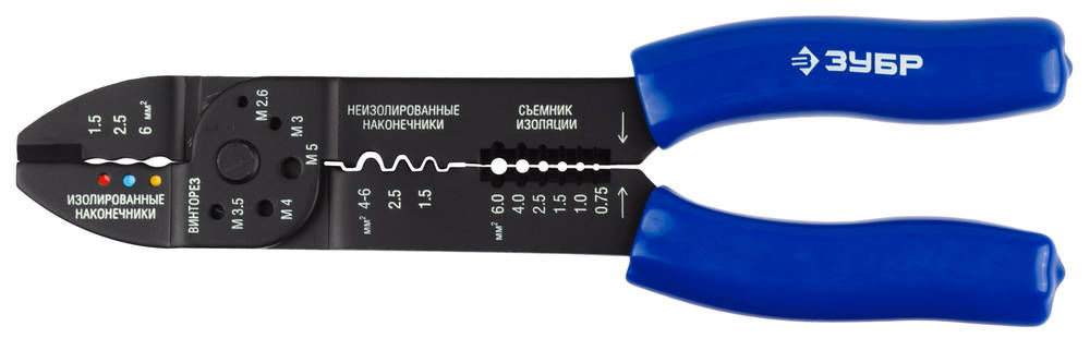 Многофункциональный стриппер 0.75 - 6 мм2 ЗУБР ММ-30 22668-23