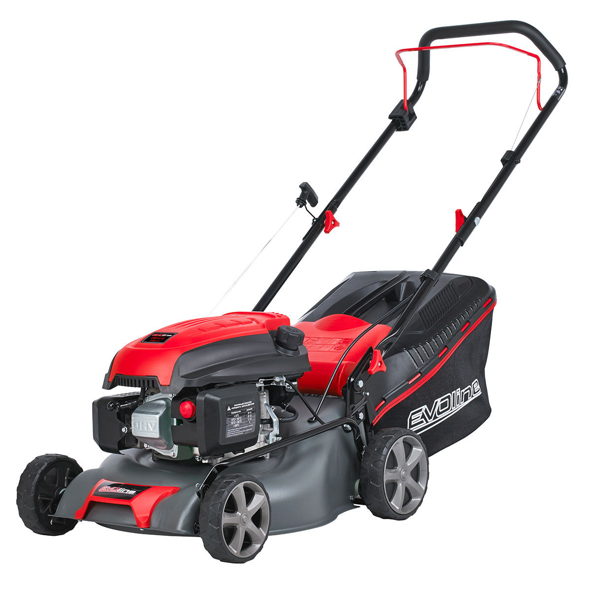 Газонокосилка бензиновая (бензокосилка) EVOline LMG 42 CP