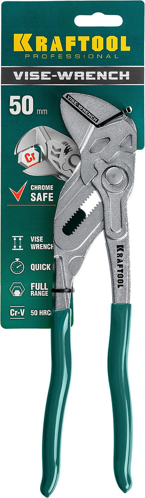 Клещи переставные-гаечный ключ 250 мм Vise-Wrench KRAFTOOL 22065