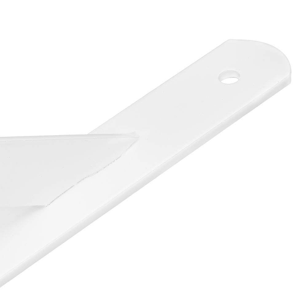 Кронштейн усиленный, 300 х 200 х 30 х 4 мм, белый Сибртех (94046)