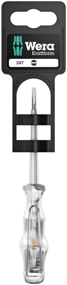 Индикатор напряжения однополюсный 0.5 x 3 x 70 мм 150-250 В серия 247 SB Wera WE-100100