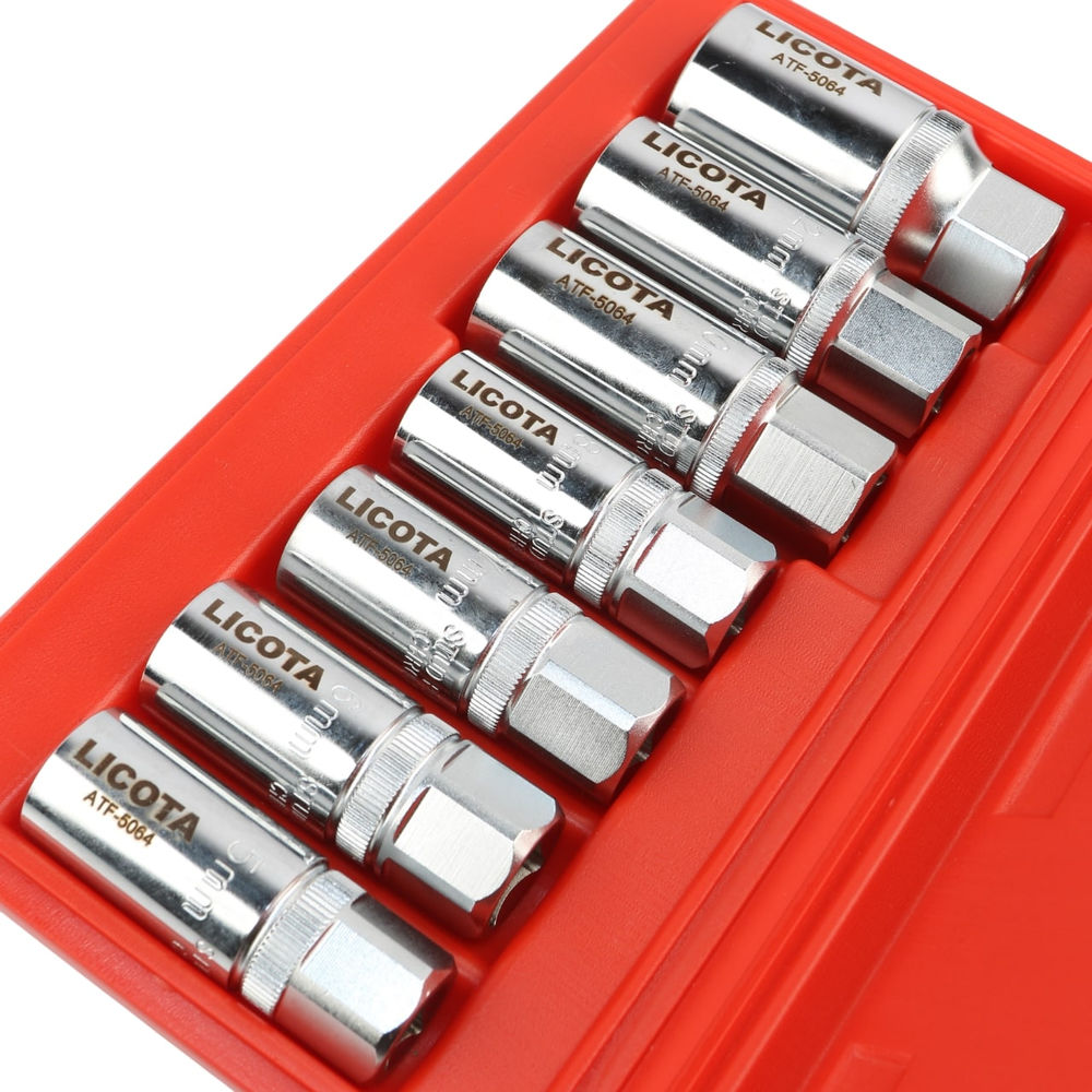Набор шпильковертов 5-14 мм, 7 пр, Licota, ATF-5064