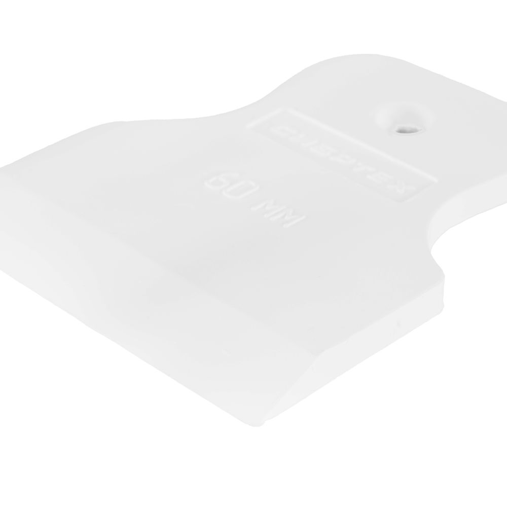 Шпатель, белая резина, 60 мм Сибртех (85832)