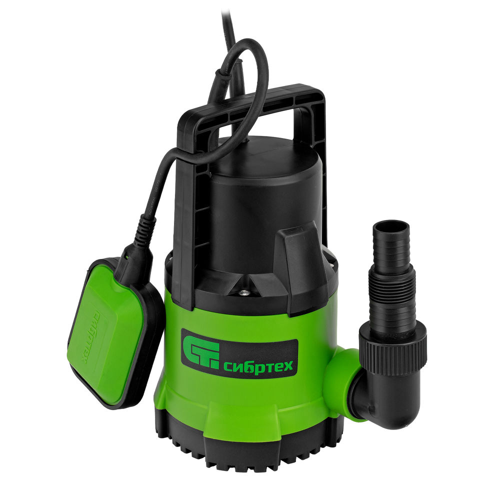 Дренажный насос для чистой воды СДН300-5, 300 Вт, напор 6.5м, 6500 л/ч Сибртех (97261)