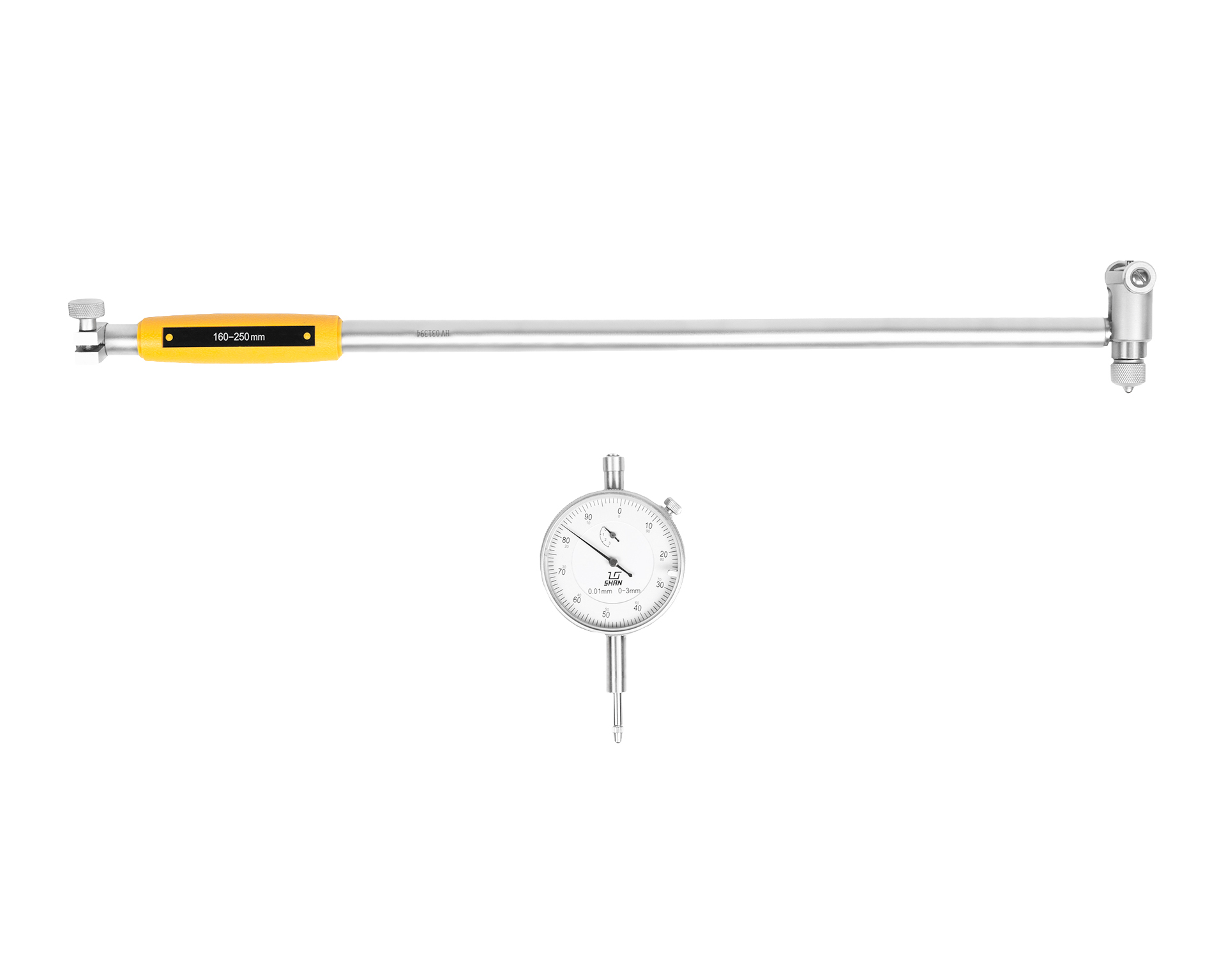 Нутромер индикаторный НИ 160-250 0,01 SHAN