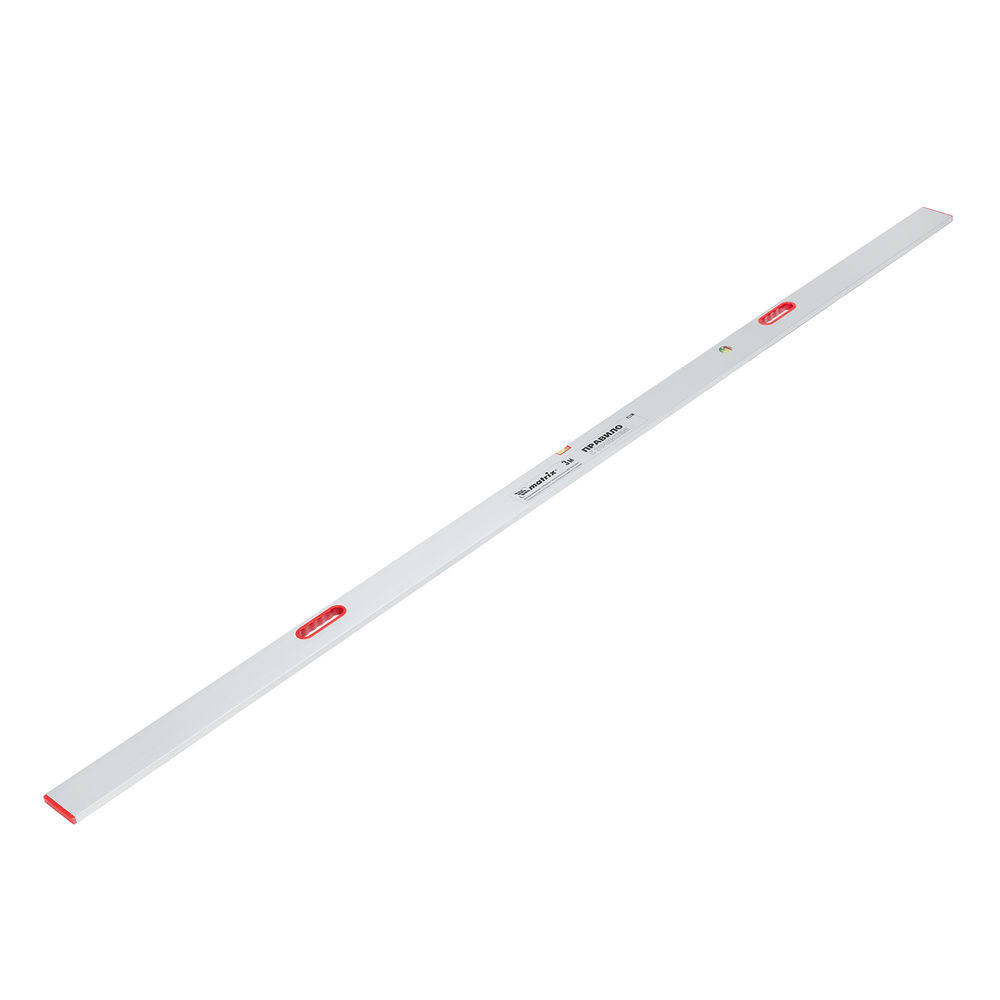 Правило алюминиевое с уровнем, L-3.0 м, 2 ручки Matrix (89641)