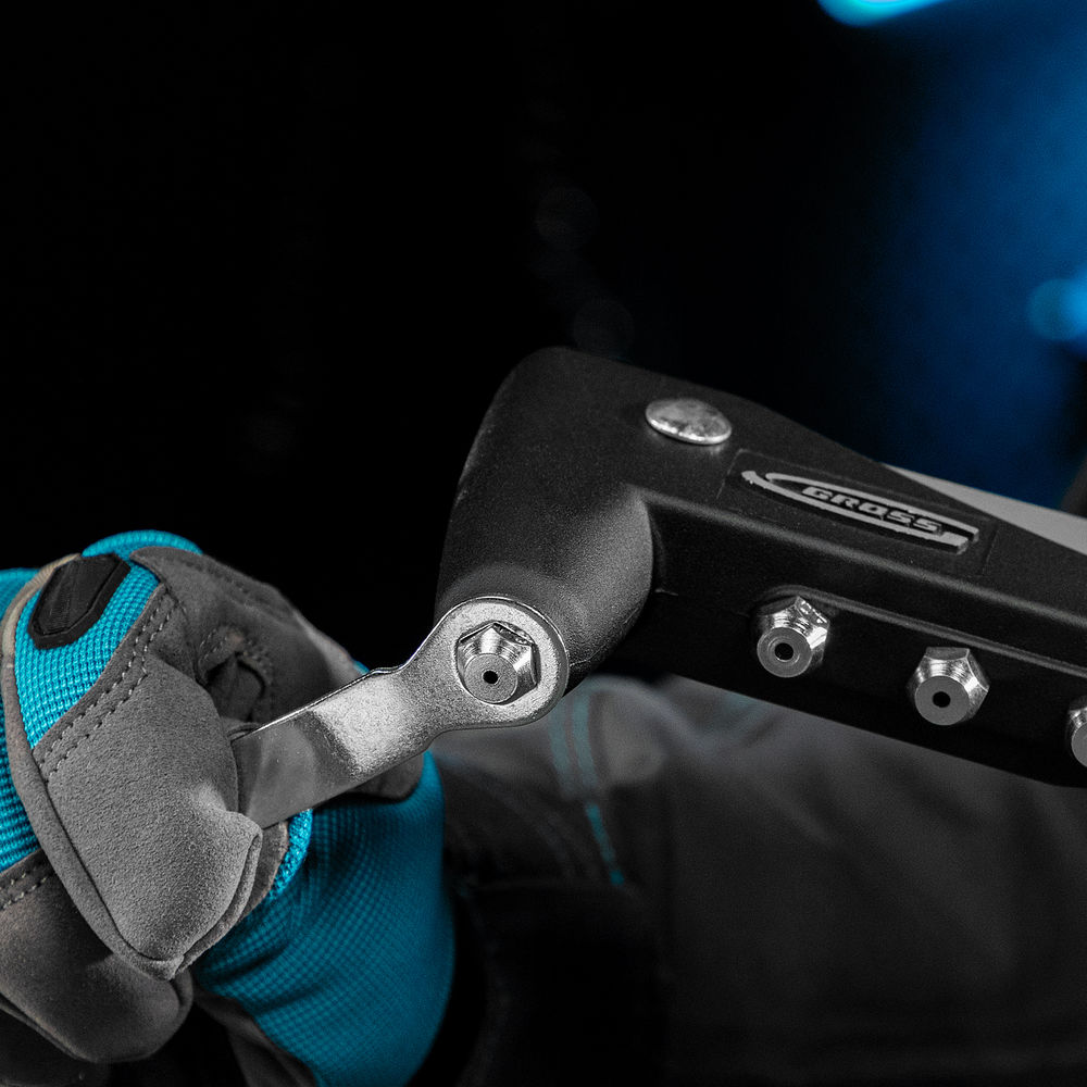 Заклепочник литой, заклепки 2.4-4.8 мм Gross (40401)