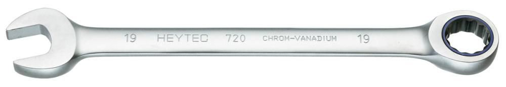 50720 Ключ гаечный комбинированный с трещоткой, 27 мм (HE-50720027080)