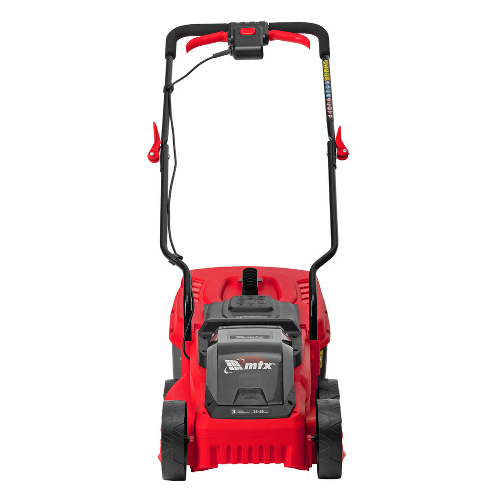 Газонокосилка аккумуляторная бесщеточная CLM-320, 320 мм, травосб. 30 л, Li-Ion, 20 В MTX (58901)