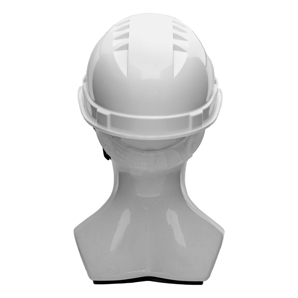 Каска защитная из ударопрочной пластмассы, белая Сибртех (89114)