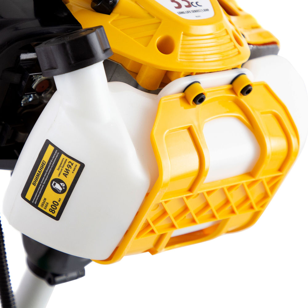 Триммер бензиновый DTL-33, 33 см3, неразъемная штанга Denzel (96261)